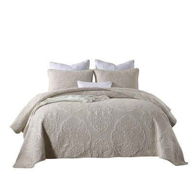 ADovz 3-Piece Bedspread Set, Fine Bedspread, Cotton Comforter, Queen Size Bed Set,Bed Sheets