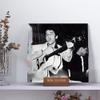 Luejnbogty 1 Piece Wooden Vinyl Record Holder Tabletop Now Playing Album Cover Holder Display Stand view 2