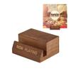 Luejnbogty 1 Piece Wooden Vinyl Record Holder Tabletop Now Playing Album Cover Holder Display Stand view 3