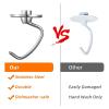 ALturn Stainless Steel Dough Hook Attachment Compatible for KitchenAid 4.5-5 Quart Tilt Head Stand Mixer, Replacement Parts Bread Hooks view 3