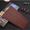 TEMKIN 10 Pairs Wooden Handmade Chinese Chopsticks,Rosewood Chopsticks Japanese Natural Wood Chopstick Reusable Hand-Carved Chopstick with Box,10 Pairs Gift Set Chopsticks ( Color : B , Size : 10 pair view 2