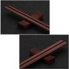 TEMKIN 10 Pairs Wooden Handmade Chinese Chopsticks,Rosewood Chopsticks Japanese Natural Wood Chopstick Reusable Hand-Carved Chopstick with Box,10 Pairs Gift Set Chopsticks ( Color : B , Size : 10 pair view 4