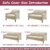 Morbuy Stretch Couch Cover Velvet Sofa Covers, 1-4 Seats Solid Colour Couch Covers Sofa Slipcovers with Elastic Bottom, Furniture Protector for Kids, Pets (2-Seaters,Coffee) view 2