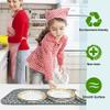 SAMSIER Sink Protectors for Kitchen Sink, Large Silicone Mats Grid for Bottom of Farmhouse (30x14) view 3