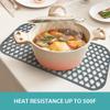 SAMSIER Sink Protectors for Kitchen Sink, Large Silicone Mats Grid for Bottom of Farmhouse (30x14) view 4