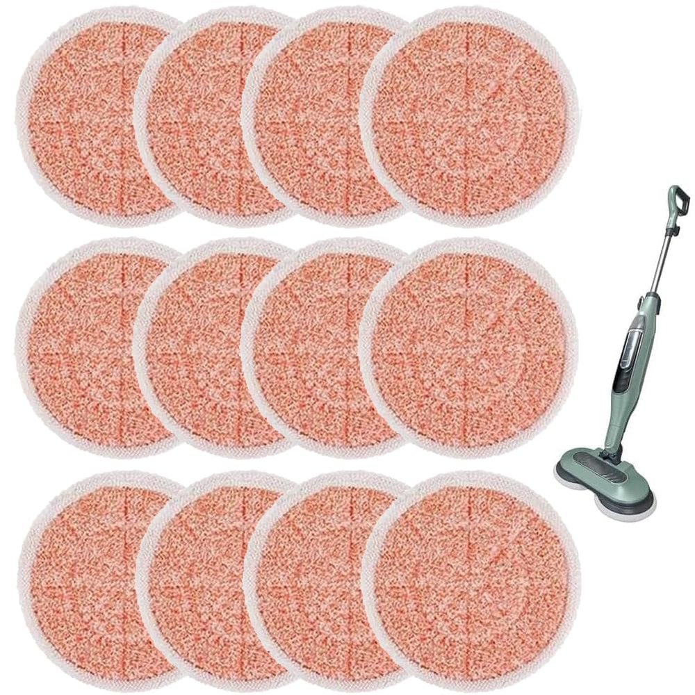 Steam Mop Replacement Pads for Shark S8201 S8001 S7000 S7000AMZ S7001 S7001TGT S7000 S7201 S7000C Series Steam & Scrub All-in-One Hard Floor Reusable Mop Head Refill - #: XKITP7000 (12 Pack)