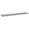 ZEYUAN Bookshelf Boards 8 pcs Concrete Gray 23.6"x3.9"x0.6" Engineered Wood Book Shelf Bookshelves Replacement Shelves for Bookcase view 3