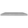 ZEYUAN Bookshelf Boards 8 pcs Concrete Gray 23.6"x3.9"x0.6" Engineered Wood Book Shelf Bookshelves Replacement Shelves for Bookcase view 4