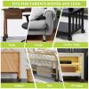 Yookwutar 6 Pack Furniture Risers 2 Inch, Adjustable Bed Risers Heavy Duty for Table Desk Couch Chair Sofa Cabinet Bed Frame Dorm, Square Stackable Table Leg Risers Lift Height 2" or 4", Black view 3