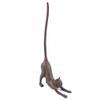 HomeLoft Basics Large Cast Iron Cat Tail Paper Towel Roll Holder Rustic Kitchen Table Bar Decor -bungapepaya view 1