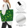 ROSIHODE St. Patrick's Day Shamrock Clover Tote Grocery Bag Shoulder Casual Reusable Bag Large for Women Men view 4
