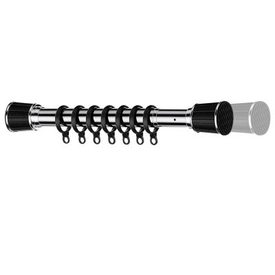 Shower Curtain Rod for Windows, Stainless Steel Adjustable Shower Rod No Drilling, Anti-Slip Bathroom Rod, for Bathroom, Room, Balcony, Hold Up Blackout Curtains, Room Divider(Color:Stainless Steel,Si