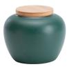 Adult Ashes,Funeral Urn,Ceramic Sealed Can Handcrafted and Affordable Memorial Burial Urn at Home Or Cemetery Dog Cat Used in Office and Home (Color : Blue) (Black) (Green) view 1