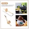 HAKIDZEL Unique Hand-made Bamboo Tea Filter Mesh Tea Strainer Enhance Your Experience view 2