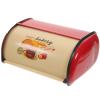 Ciieeo Kitchen Bread Box Vintage Metal Bread Storage Container Cover Multi-function Organizer for Kitchen Counter Retro Design Snacks and Utensils view 1