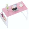 Pamray 32 Inch Computer Desk for Small Spaces with Storage Bag, Home Office Work Desk with Headphone Hook, Small Office Desk Study Writing Table view 1