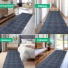 Griclner Area Rug 2FTX80FT Modern Graphite Rug Collection Craft with Non-Shedding Floor Carpet Washable for Living Room Bedroom Dining Home Office Grey view 2