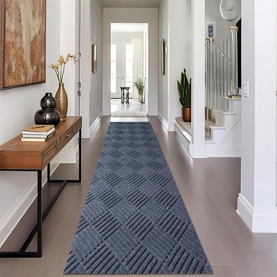 Griclner Area Rug 2FTX17FT Modern Graphite Rug Collection Craft with Non-Shedding Floor Carpet Washable for Living Room Bedroom Dining Home Office Grey