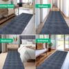 Griclner Area Rug 2FTX17FT Modern Graphite Rug Collection Craft with Non-Shedding Floor Carpet Washable for Living Room Bedroom Dining Home Office Grey view 2