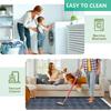 Griclner Area Rug 2FTX17FT Modern Graphite Rug Collection Craft with Non-Shedding Floor Carpet Washable for Living Room Bedroom Dining Home Office Grey view 4