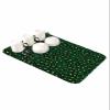 Green Leopard Print Dish Drying Mat for Kitchen Counter, Super Absorbent Quick Dry Coffee Bar Mat Pad Thin Diatomaceous Sink Mat Non Slip Dish Drainer Mat 12''x16'' Spring St. Patrick's Day Holiday view 1