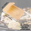 1/2/3PCS Oyster Shucking Clamp, 813cm Wood Shucking Clamp Oyster Shucking Protector, Wooden Holder Oyster Shucking Clamp, Oyster Opener Tool for Kitchen Home Outdoor Barbecue Camping (3PCS) view 2