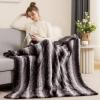 Bearhug Heated Blanket 6 Heat Settings Electric Blanket, 4-Hour Auto Shut-Off, Luxurious Faux Fur & Sherpa Dual-Sided Heated Throw, Machine Washable, 50 x 60 Inches, Gift-Ready Elegant Packaging view 1