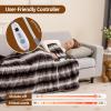 Bearhug Heated Blanket 6 Heat Settings Electric Blanket, 4-Hour Auto Shut-Off, Luxurious Faux Fur & Sherpa Dual-Sided Heated Throw, Machine Washable, 50 x 60 Inches, Gift-Ready Elegant Packaging view 3