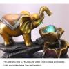 CABRIOLET Office Fountain Tabletop Fountain Elephant Flowing Water Fountain Landscape Indoor Living Room Decorations with Atomizer Desktop Decoration Water Fountain Decor view 3