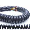 coiled cableSpring Telescopic Spiral Cable 4 Core Spring Telescopic Wire Spiral Cable 24AWG0.2mm 20AWG0.5mm 17AWG1.0mm 14AWG2.0mm Stretchable Extension Wire Stretch 3.7 meters 4-core -24AWG-0.2MM (Col view 2