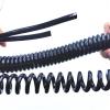 coiled cableSpring Telescopic Spiral Cable 4 Core Spring Telescopic Wire Spiral Cable 24AWG0.2mm 20AWG0.5mm 17AWG1.0mm 14AWG2.0mm Stretchable Extension Wire Stretch 3.7 meters 4-core -24AWG-0.2MM (Col view 3