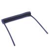 coiled cableSpring Telescopic Spiral Cable 4 Core Spring Telescopic Wire Spiral Cable 24AWG0.2mm 20AWG0.5mm 17AWG1.0mm 14AWG2.0mm Stretchable Extension Wire Stretch 3.7 meters 4-core -24AWG-0.2MM (Col view 4