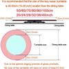 WInara Dining Table Turntable Lazy Susan, 24in/28in/32in/34in/36in/40in Tempered Glass Turntable, Large Rotating Tray, 360 Swivel Display Serving Tray (Size : 50cm/20in) view 2