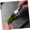 HAKIDZEL 2pcs Portable Onion Cutter and Scallion Slicer for Effortless Vegetable Preparation Kitchen for Garlic Cheese view 2