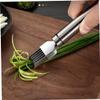 HAKIDZEL 2pcs Portable Onion Cutter and Scallion Slicer for Effortless Vegetable Preparation Kitchen for Garlic Cheese view 4