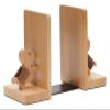 Book Ends Bookends Wood Bookends for Shelves Heavy Duty Book Ends Book Stopper for Library Office Home School Bookends for Shelves view 1