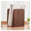 Book Ends Bookends Wood Bookends for Shelves Heavy Duty Book Ends Book Stopper for Library Office Home School Bookends for Shelves view 3