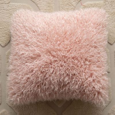 ALISSE Decorative Throw Pillow Covers Geometrical Pattern Jacquard Cushion Pillowcase Pink Fringed Tufted Square Cushion Case for Couch Sofa Bed Bedroom Living Room (Color : G, Size : 17x17in)