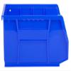 Hudson Exchange 9-1/2" x 6" x 5" Plastic Stackable Storage Bin and Hanging Container (Blue, 1 Pack) view 3