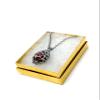 12 Pack Gold Foil Cotton Filled Color Paper Cardboard Jewelry Box for Necklace, Ring, Earring, Pendant, Pocket Watch, Body Jewelry and Beads Size-3 1/16" x 2 1/8" x 1" - by R J Displays view 3