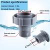 1.5" Swimming Pool Hose Drain Fitting Connector For P6A1420 P6D1420 P6H1420 P6D1420ASS16 F4D019B-03B Leakfree Connection Pool Water Drainage System view 3