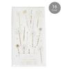 C.R. Gibson Guest Dinner Napkins, Yay - Gold Foil, Die Cut Scallop - Edge 3-Ply, 16 Count (TW8-25508) view 4