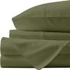 THE ROYAL TEXTILE COMPANY Factory Outlet 500 Thread Count Sheet Set fits Upto 22-24 Inches Deep Pocket 100% Egyptian Cotton California King Size, Moss Solid (Fitted Sheet, Flat Sheet, Pillow Cases) view 1