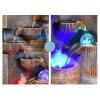 CHICKEN Waterfall Fountain Indoor Indoor Tabletop Fountain Decoration Tiered Bowl Waterfall Design Quiet and Soothing Water Sound for Home Office Table Top Water Fountain Indoor view 3