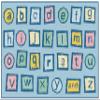 Carpets for Kids KID$Value 49.49 Alphabet Blocks Tranquil Colors Value Rug Classroom Playroom 4ft x 6ft Rectangle Light Blue view 1