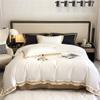 YUSIWOAL Bedding 1000TC Cotton Gold Embroidered Bedding Set King Size Comforter Set Sheet Pillow Shams (Color : D, Size : 220 * 240cm) view 1