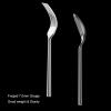 Alata Potter 45-Piece Forged Stainless Steel Flatware Set Cutlery Set,Service for 8,Silver Finish,Dishwasher Safe view 3
