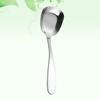 LABRIMP Large Dessert Spoon Stainless Steel Silverware Taster Spoons for Soup Salad Fruits for Boys and Girls Adults view 2