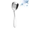 LABRIMP Large Dessert Spoon Stainless Steel Silverware Taster Spoons for Soup Salad Fruits for Boys and Girls Adults view 3