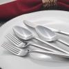 Alata Cube 45-Piece Forged Stainless Steel Flatware Set Cutlery Set,Service for 8,Silver Finish,Dishwasher Safe view 3